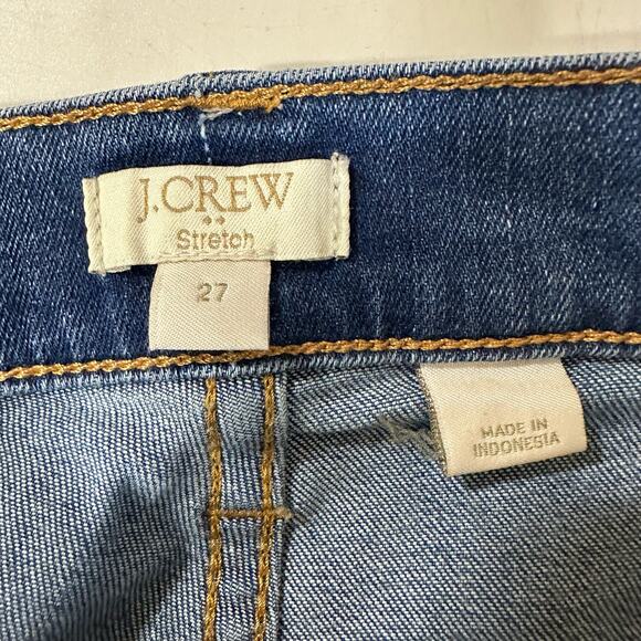 J.‎ Crew High Rise Skinny Jeans size 27 Medium Wash Stretch - Picture 3 of 8